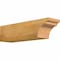 Ekena Millwork Yorktown Rough Sawn Rafter Tail, Western Red Cedar, 6"W x 6"H x 24"L RFT06X06X24YOR00RWR - alternate 1